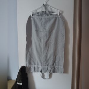 BRUNELLO CUCINELLI Grey Cotton Garment Bag